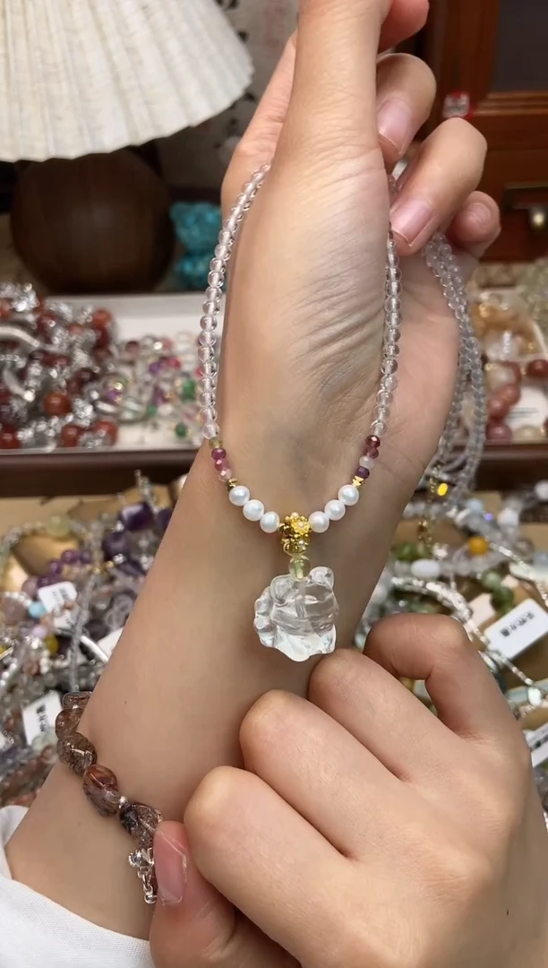 未镶嵌颈饰水晶321手串