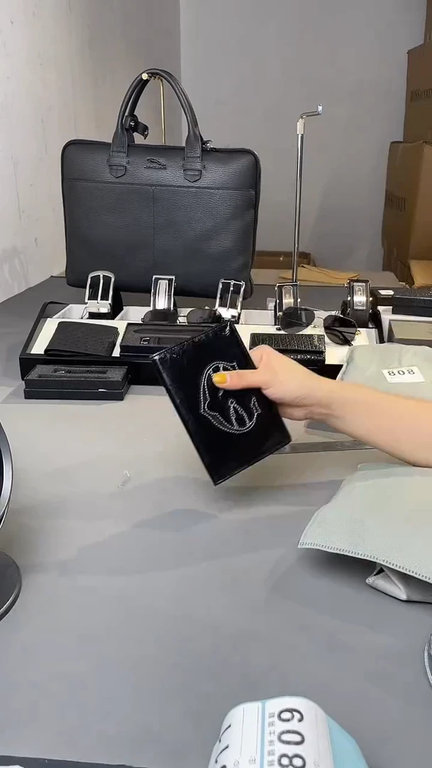 牛皮（革）韩爵绅士包包皮具809