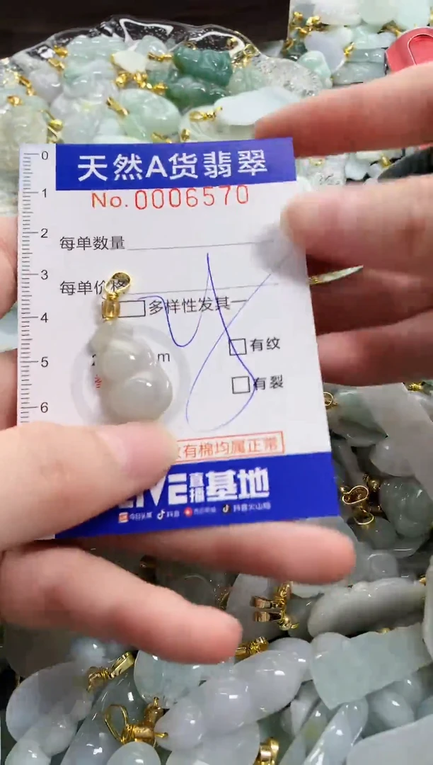 颈饰未镶嵌翡翠天然A货翡翠