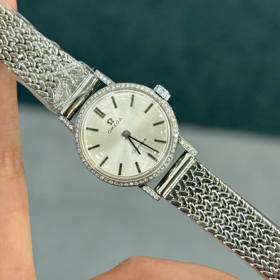 95新 Omega/欧米茄 手动机械表后钻20mm/公价32999/W12469