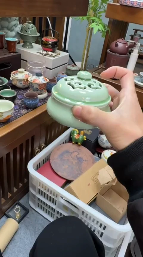 摆件陶茶具茶具茶具元宝香炉