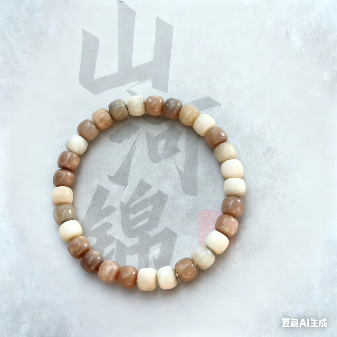 龙脊菩提糖豆款老型原生态料文玩手串适合盘玩佩戴