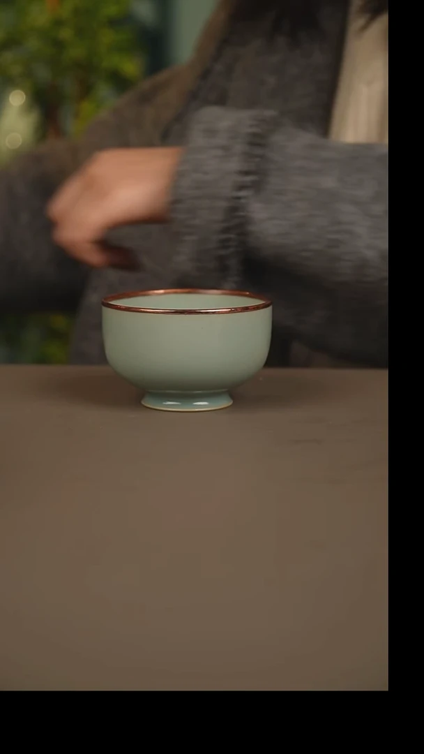 杯仿古柴烧罗汉杯