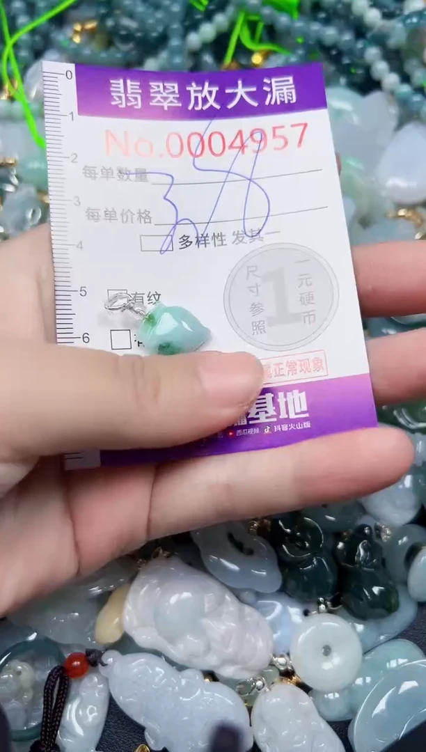 颈饰未镶嵌翡翠4957