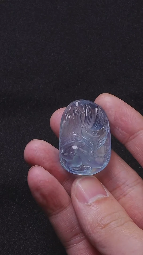 无非金属A002狐仙雕刻吊坠-多样性发其一