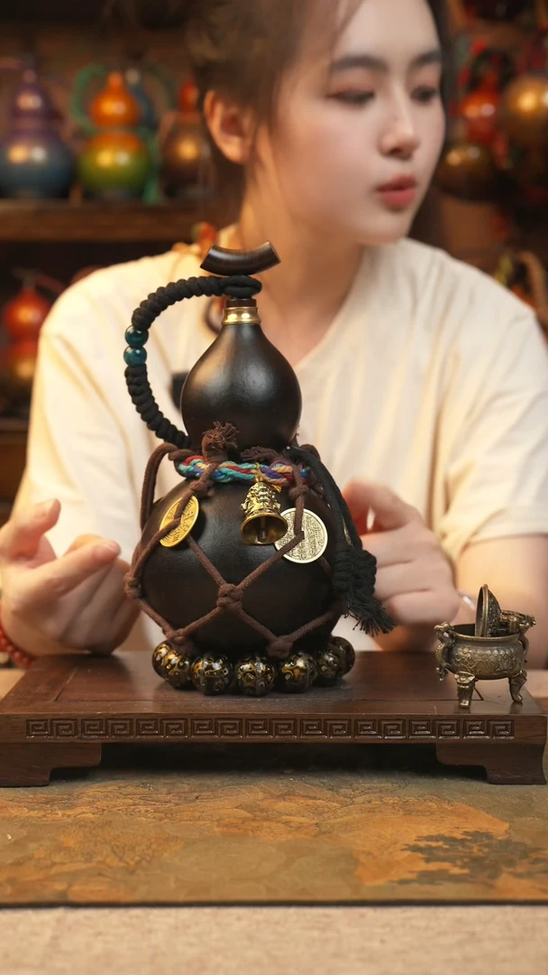 136大漆一物一拍记葫堂出品【不带手串】