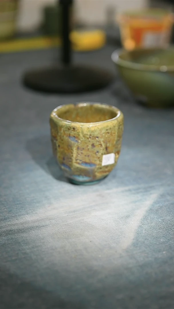 【闪购商品】碗浪鬼家釉绘柴烧 杯