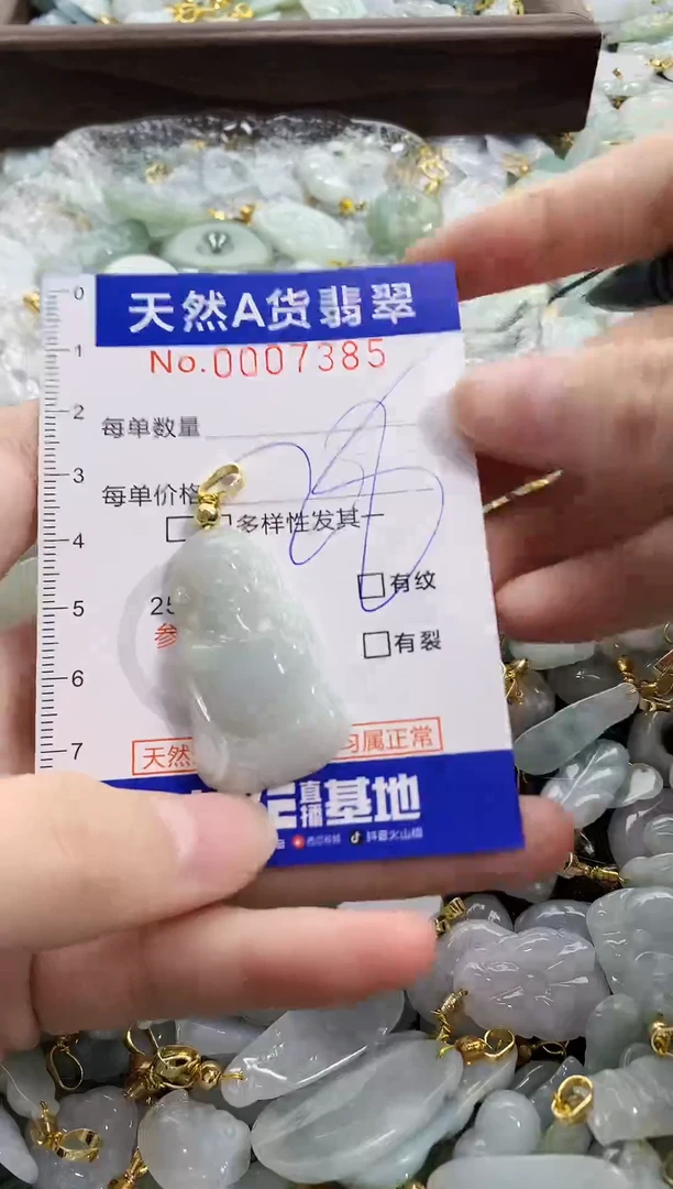 颈饰未镶嵌翡翠天然A货翡翠