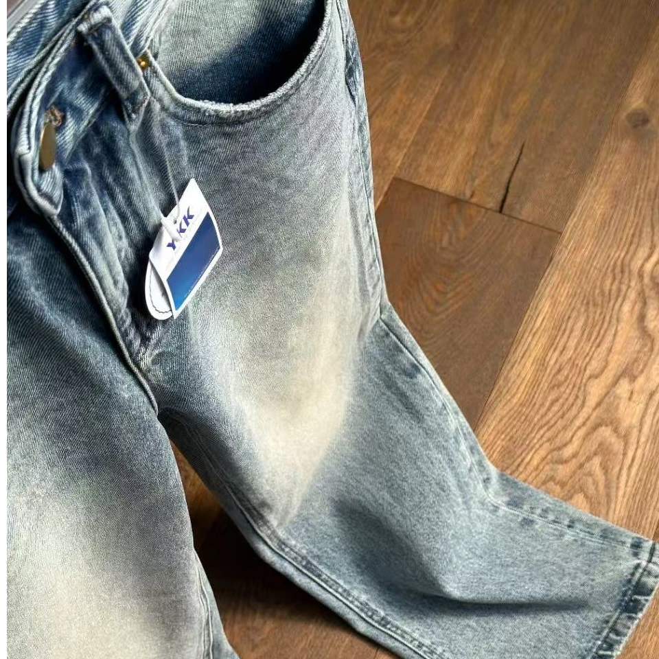 雪花水洗系列牛仔裤