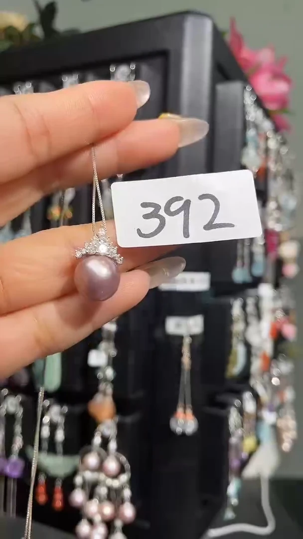 紫晶耳饰银S925镶嵌喜欢拍