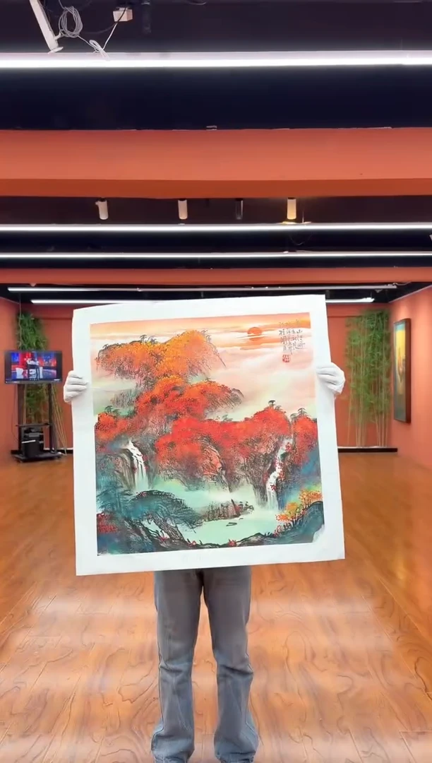国画孙桂国老师作品，带合影证书24-7