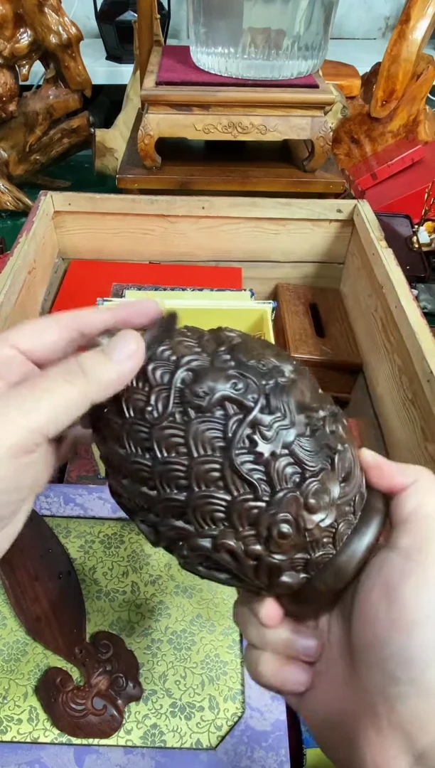 木质龙茶叶罐直播推荐直播推荐