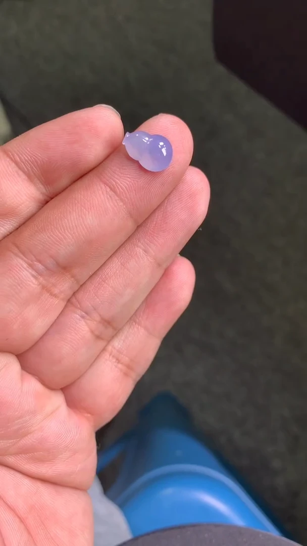颈饰未镶嵌翡翠紫葫芦