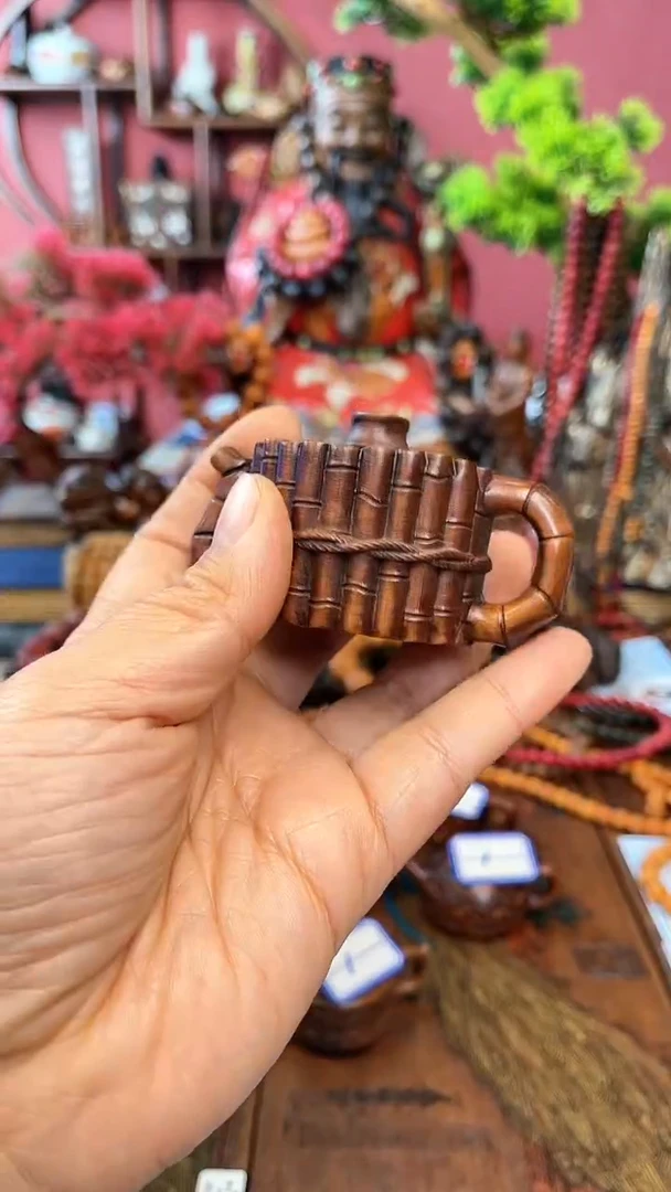 【闪购商品】木黄杨木-50-材黄杨木把把壶妍妍批发