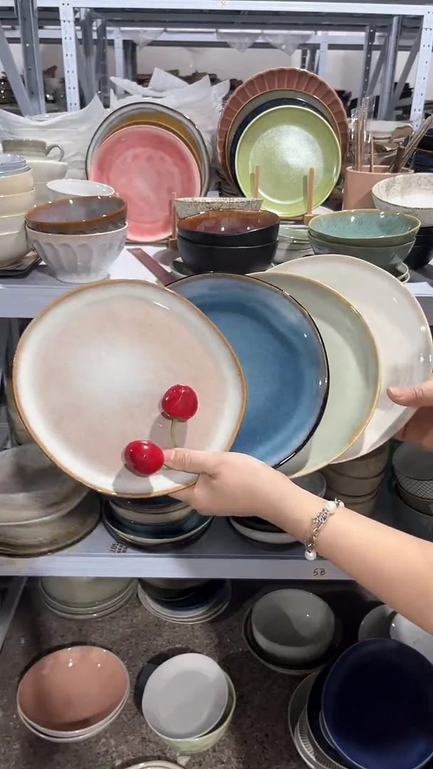 【闪购商品】瓷片外贸尾货微瑕满20包邮X4 小盘组合