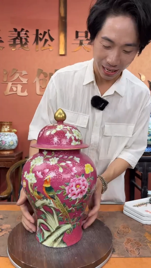 吴义松陶瓷联盟手绘陶瓷编码：9564