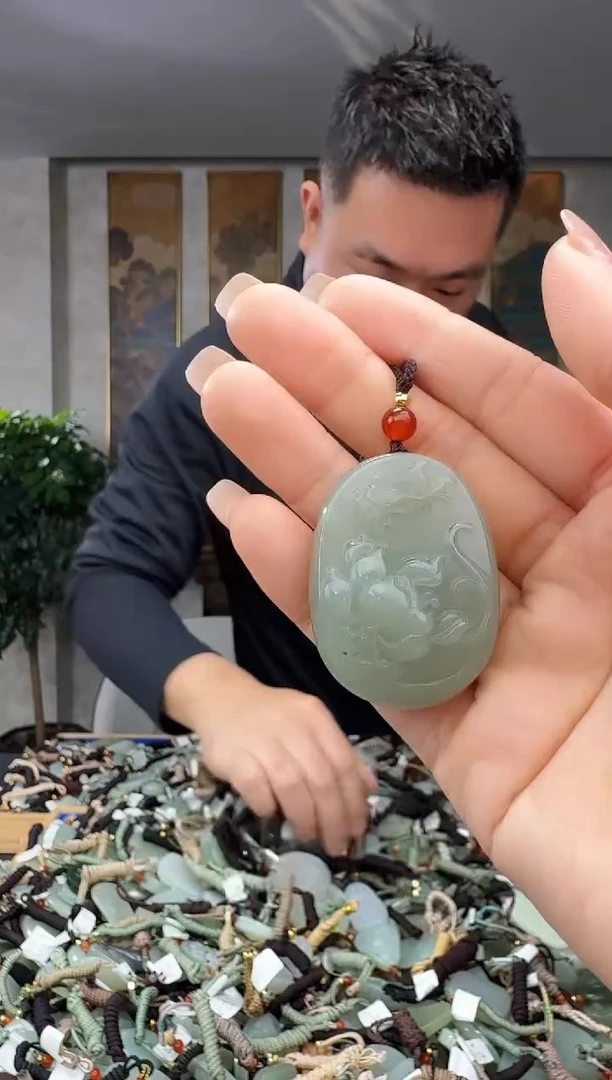 颈饰未镶嵌和田玉拍一发一多样性发货