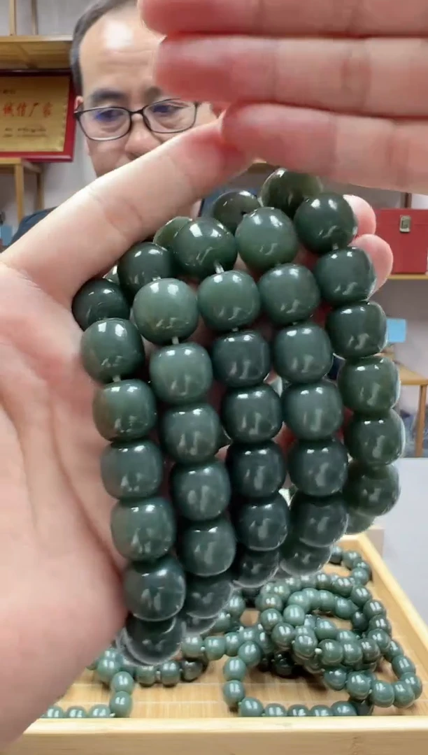 手链未镶嵌和田玉14且末蓝多样性发货·拍一发一