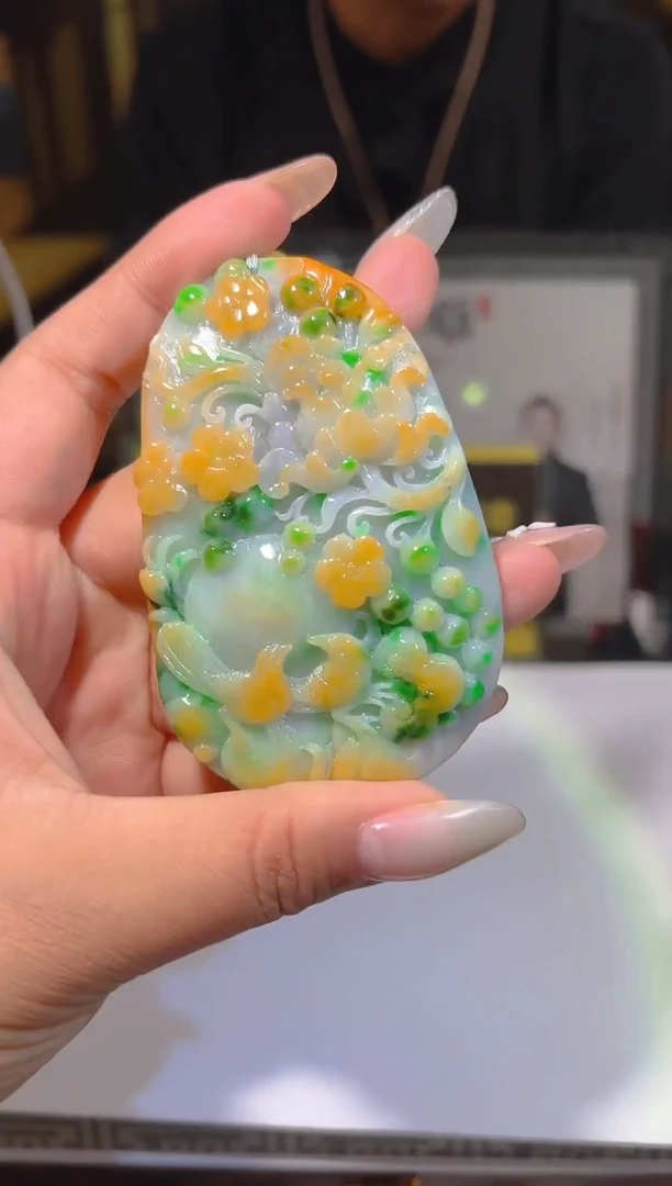 未镶嵌定制翡翠03/1221/L/花鸟