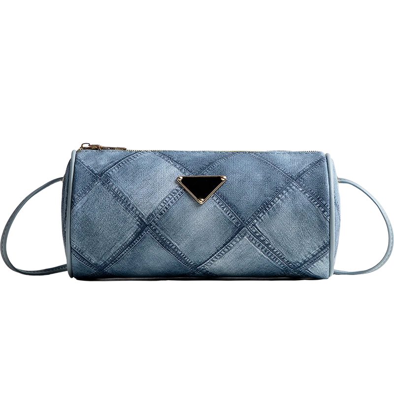 【丹巴专属】CIKME牛仔蓝圆筒包