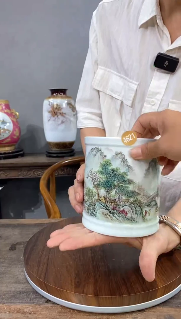 吴义松陶瓷联盟手绘陶瓷编号：4621