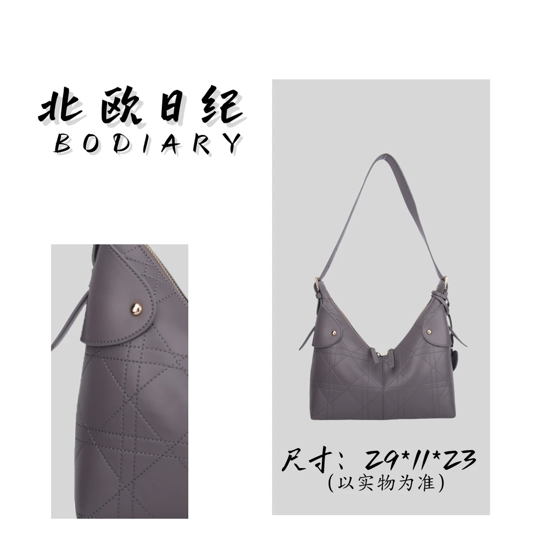 北欧日纪 YL008 时尚百搭高级设计感通勤单肩斜跨包包29*11*23