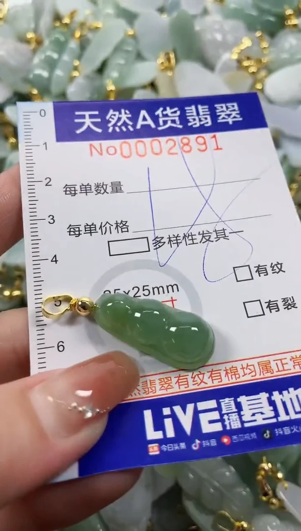 颈饰未镶嵌翡翠天然A货翡翠