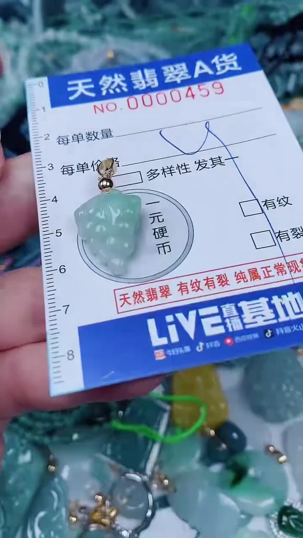 翡翠未镶嵌颈饰00000459