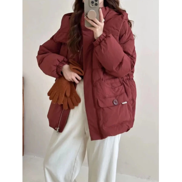 【青姐专享】WN00679 一粒扣口袋羽绒服