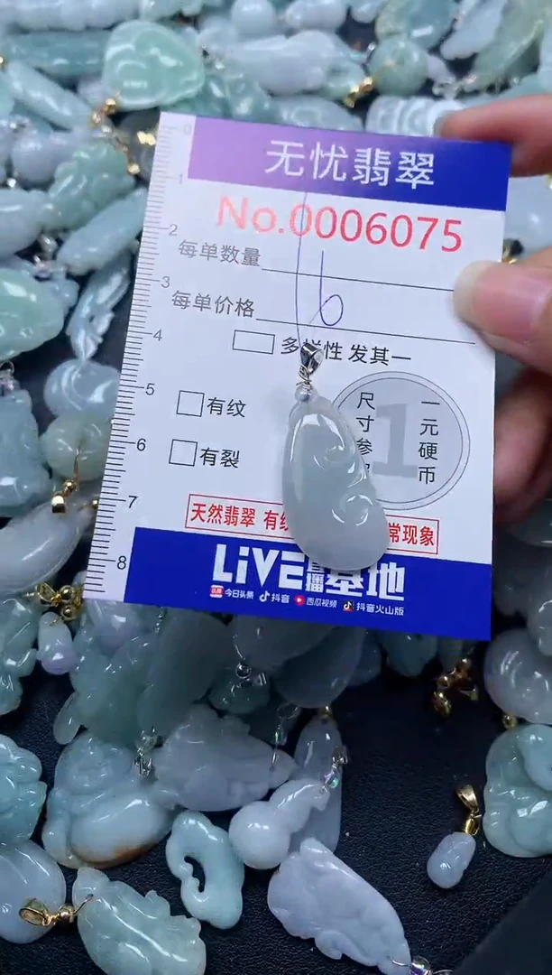 颈饰未镶嵌翡翠6075