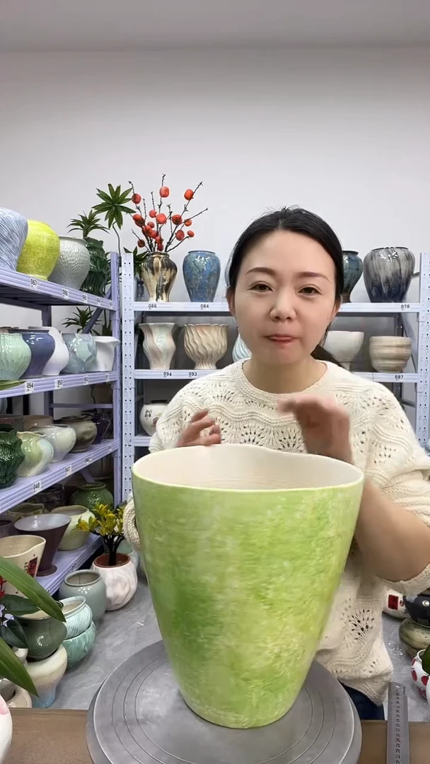 11.27陶瓷花盆直播链接高27.     口21