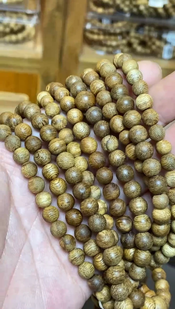 沉香手串斯里兰卡圆珠长串0.7多样性发其一