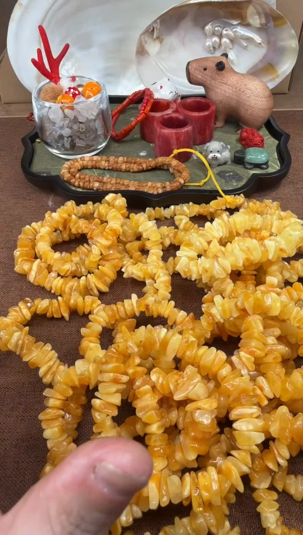 【闪购商品】蜜蜡手串未镶嵌蜜蜡随形单圈多样性发其一