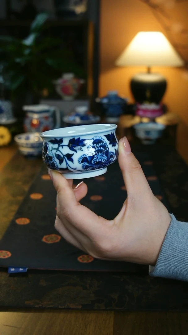 牡丹花炉式杯1111