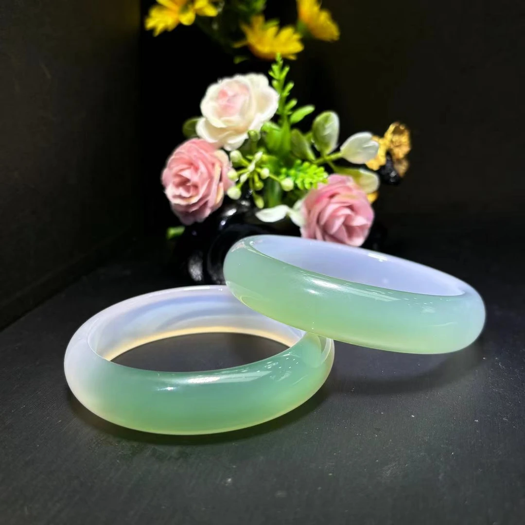 S6194-卡14卡15左右-秦紫玛瑙玉手镯/配盒-多样性发货只发一件