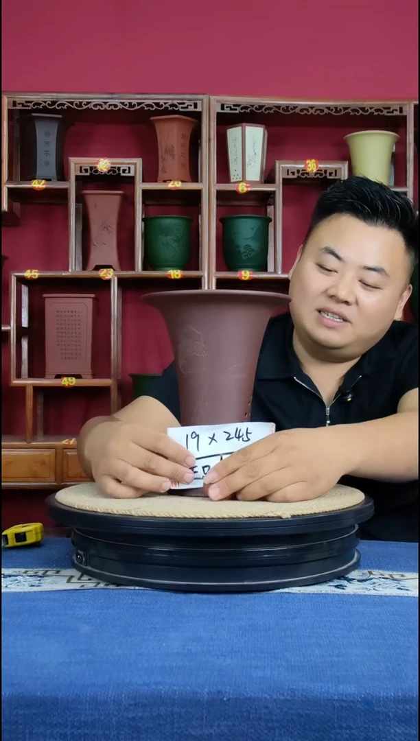 紫砂花盆紫砂紫砂