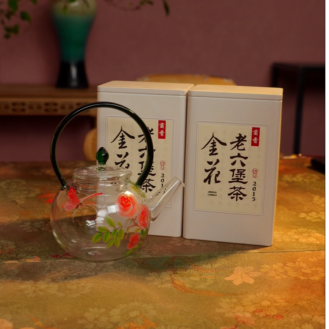 2015 金花六堡 老六堡茶 黑茶 Y9-3U