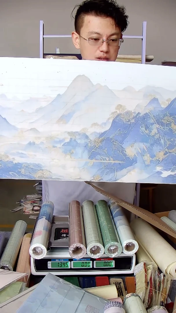 紫霞漫卷加浅绿冰梅 2卷