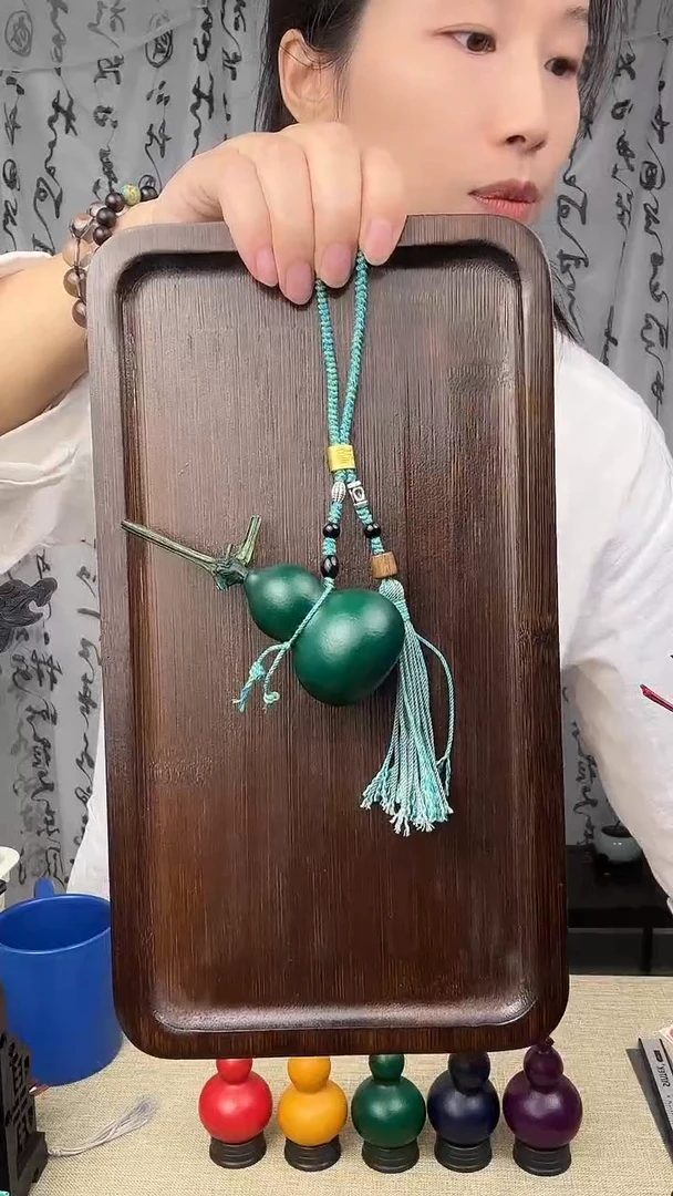 大漆葫芦挂件-----011