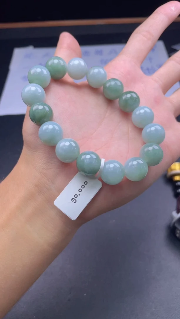 未镶嵌定制翡翠珠串卡13