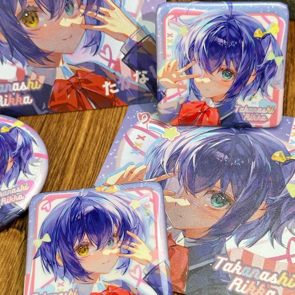 【种葱日记】中二病也要谈恋爱小鸟游六花同人谷子吧唧徽章