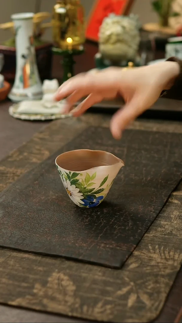 景德镇陶瓷杯碗柴烧多人
