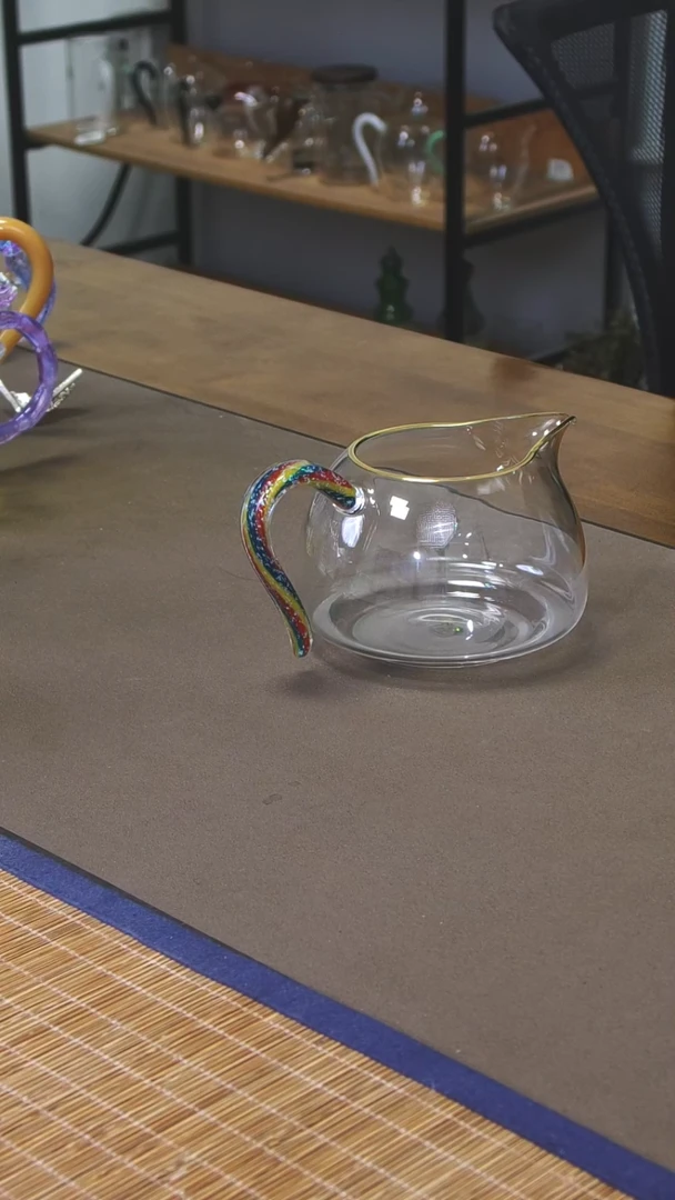 彩虹描金版 聚宝公道杯 晶焱金标