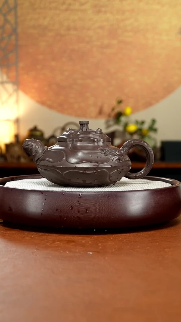 茶壶紫砂晓*宜兴紫砂壶