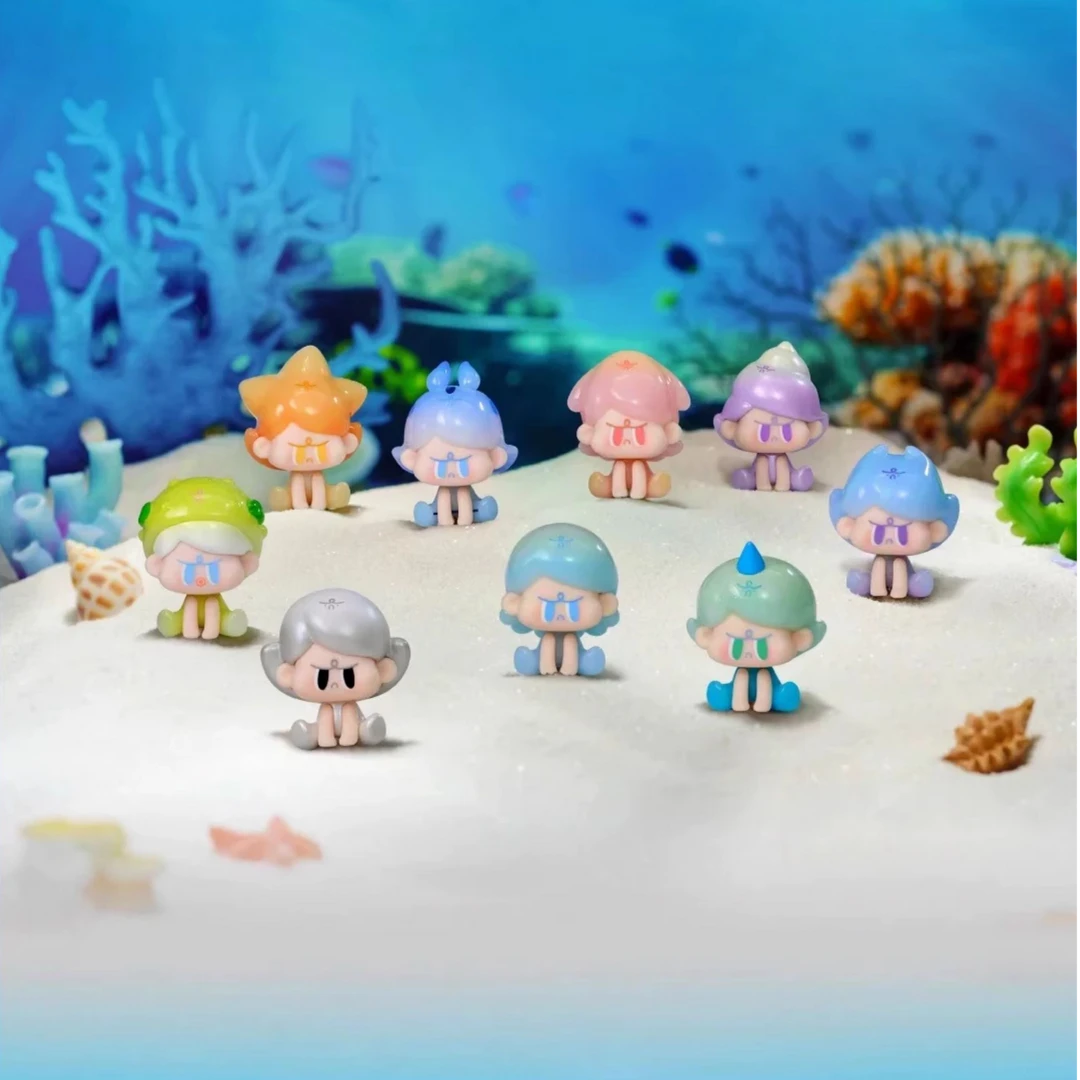 【拆盒】新品气宝深海奇遇记萌粒可爱潮玩盲盒少女心礼物玩偶摆件