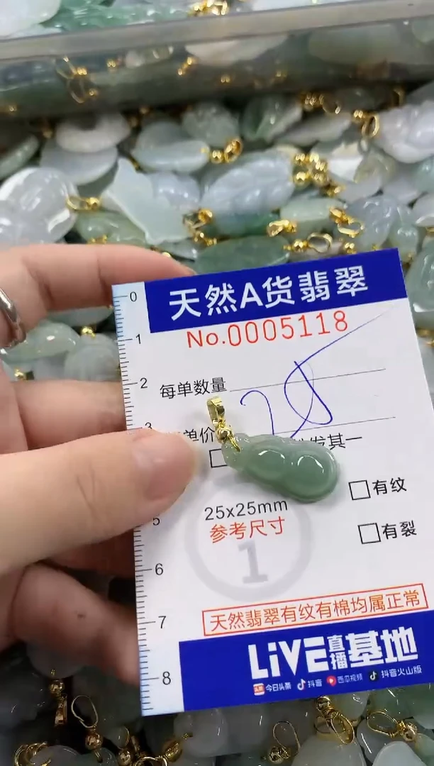 颈饰未镶嵌翡翠天然A货翡翠