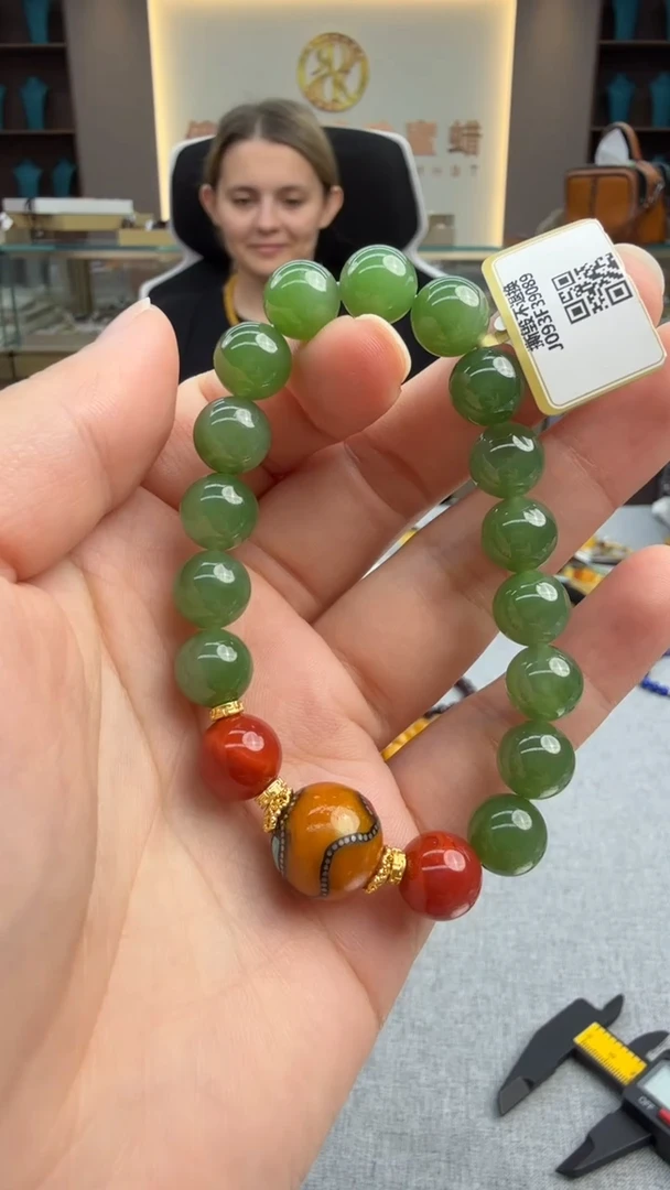 未镶嵌手链和田玉427秒拍号 假一罚三