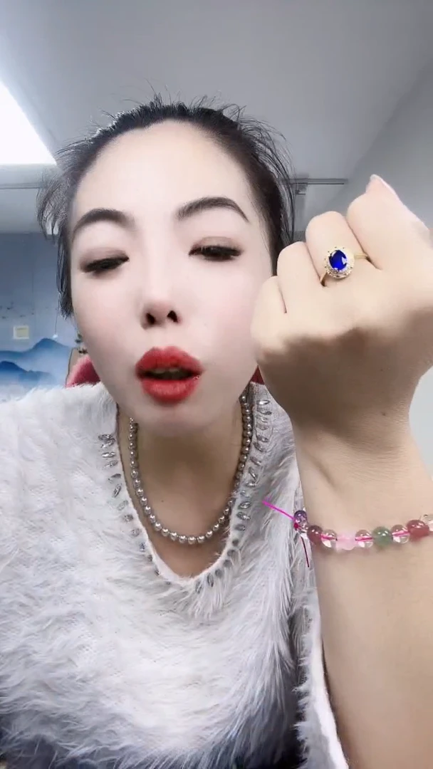 【闪购商品】红宝石戒指银S925镶嵌蓝刚玉戒指