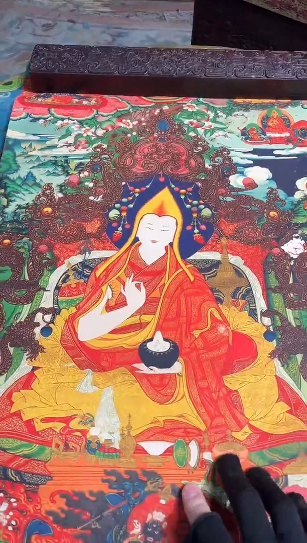 卷轴画天天的唐卡tk160