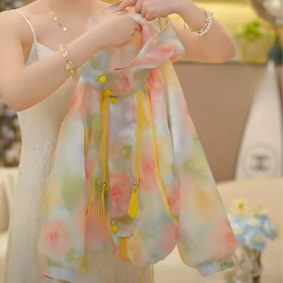 女童防晒外套25年新款时尚洋气